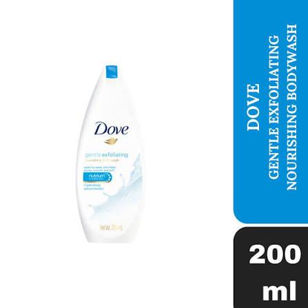 DOVE BODYWASH GENTLE EXFOLIATING 200ML